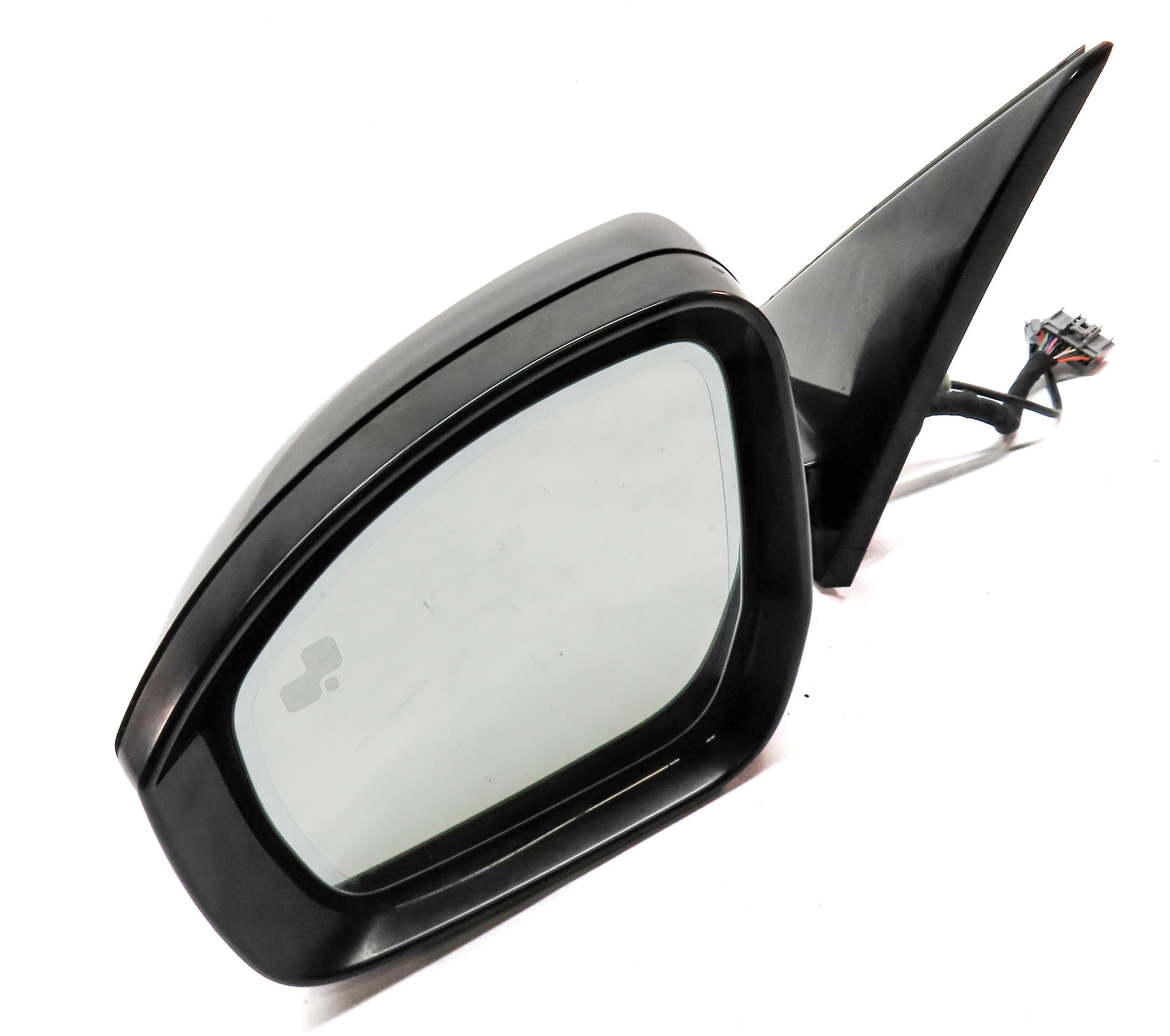 16-17 ROVER SPORT L494 LEFT PFOLD MEMORY BLIND SPOT CAMERA DOOR MIRROR (Black) — exact item pictured